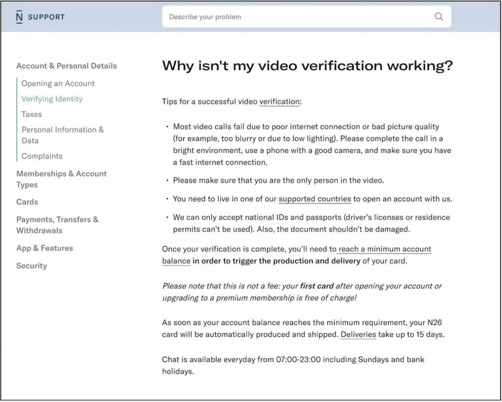 Gemini video verification requirements